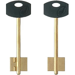 Заготовка ключа НПО-МАШ-2 93*22*17,4 мм, лат., с пластиком, б/п