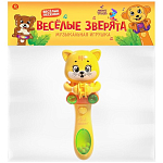 Музыкальная игрушка «Весёлые зверята», звук, свет