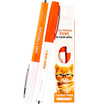 Ручка прикол гелевая черная паста «Я бы написал поэму, но у меня лапки», 2 шт.