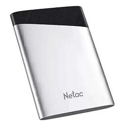 Внешний SSD 120GB Netac Z6S USB 3.2 Gen 2 Type-C External SSD, R/W up to 510MB/440MB/s,with USB-C to USB-A cable and USB-A to USB-C adapter