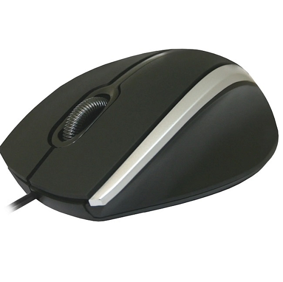 Мышь DEFENDER MM-340 черный/серый