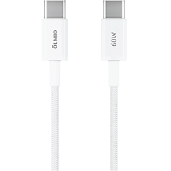 Кабель Type-C <--> Type-C  1.2м OLMIO MASTER, белый, 60W
