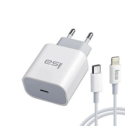 Сетевое ЗУ 1Type-C ISA HS22 белый