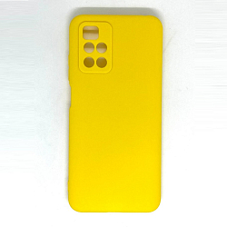 Задняя накладка ZIBELINO Soft Matte для Xiaomi Redmi 10 (желтый) защита камеры