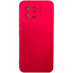Задняя накладка SILICONE COVER для Xiaomi 13 №10 Фуксия