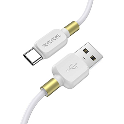 Кабель USB <--> Type-C  1.0м BOROFONE BX59 белый