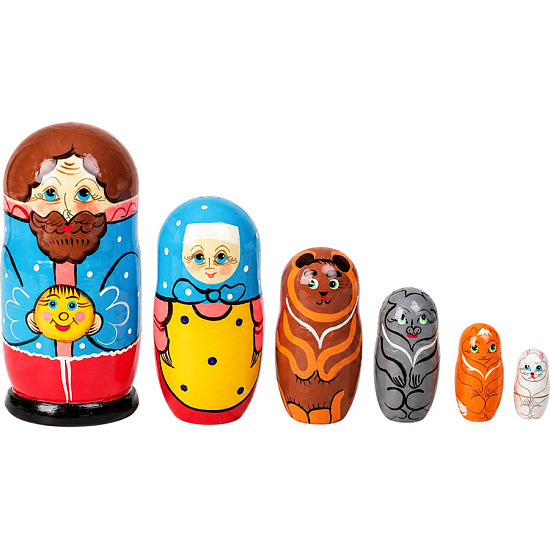 Матрешка "Колобок" 7 перс. УТМ01521374