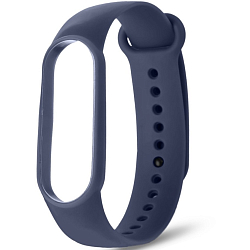 Силиконовый ремешок NONAME для Xiaomi Mi Band 5 Space Blue