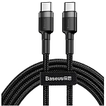 Кабель Type-C <--> Type-C  2.0м BASEUS Cafule series черный (CATKLF-HG1)