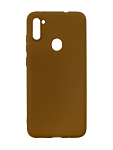 Задняя накладка ZIBELINO Soft Matte для Samsung A11/M11 (A115/M115) (кофейный)