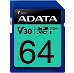 SD 64Gb A-Data Class 10 UHS-I U3 V30S