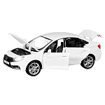 Машина металлическая «Lada Vesta седан» 1:24, цвет белый, световые и звуковые эффекты