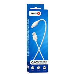 Кабель USB <--> Lightning  1.0м FUMIKO CA03 белый
