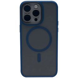 Задняя накладка KEEPHONE MAGO PRO для iPhone 15 PRO BLUE