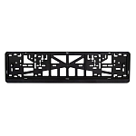 Рамка номерного знака AVS RN-01 односоставная (чёрная)