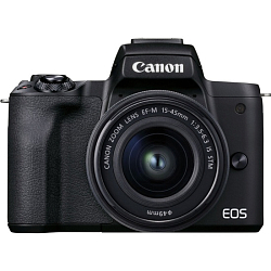 Фотоаппарат CANON EOS M50 Mark II Kit 15-45mm IS STM черный