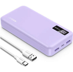 Внешний АКБ UGREEN PB312 (65590B) (20000mAh) фиолетовый