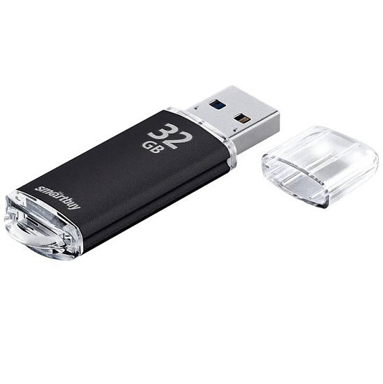 USB 32Gb SMARTBUY V-Cut Black
