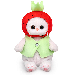 Мягкая игрушка Кошечка Ли-Ли BABY в шапочке "Клубничка", 20 см (LB-109)