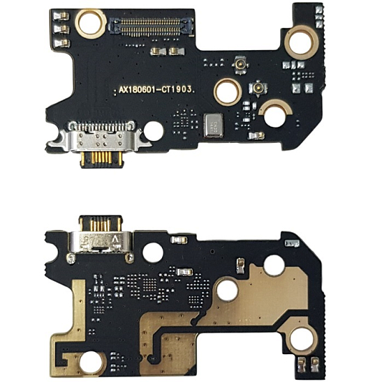 Нижняя плата для Xiaomi Mi 8 (M1803E1A) с разъемом для зарядки/микрофон