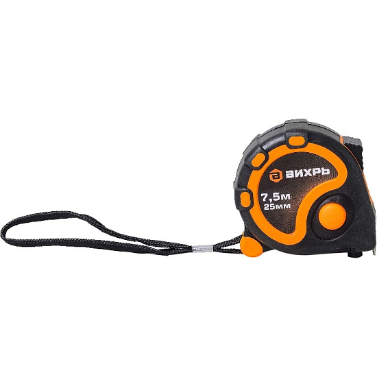 Рулетка  7.5м х 25мм ВИХРЬ 73/11/1/4