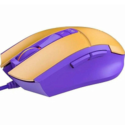 Мышь A4TECH Bloody L65 Max желтый/фиолетовый