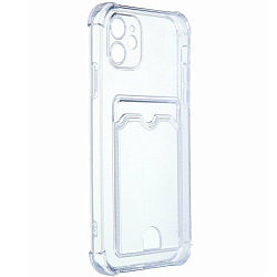 Задняя накладка ZIBELINO MagSafe для iPhone 11 (прозрачный)