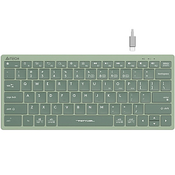 Клавиатура БП A4TECH Fstyler FBX51C зеленый