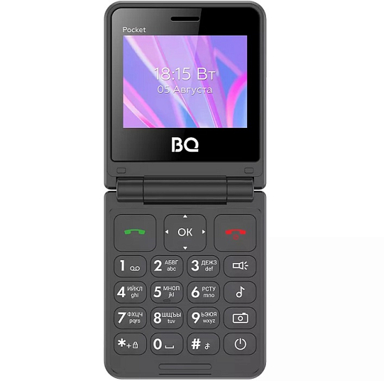 Телефон BQ 2456 Pocket Dark Blue