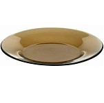 Тарелка из закаленного стекла INVITATION d=200 мм (BRONZE) арт.10327SLBZ