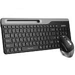 Клавиатура+мышь БП A4TECH Fstyler FB2535C черный/серый