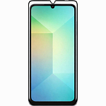 Противоударное стекло DF для Samsung Galaxy A06, черное
