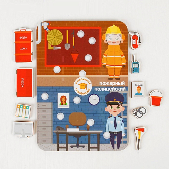 Сортер «Профессии, Пожарный и полицейский»
