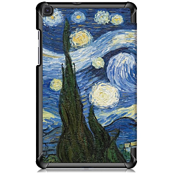 Чехол футляр-книга ZIBELINO Tablet для Samsung Galaxy Tab A (8.0") (T290/T295) ("Ночь") с магнитом