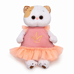 Мягкая игрушка Кошечка Ли-Ли в платье с короной , 27см (LK27-097)