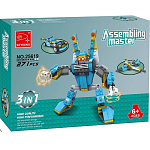 Конструктор Капитан «Робот-трансформер», 3 в 1, 271 деталь