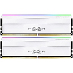 Оперативная память DDR5 32Gb (2x16Gb) SILICONE POWER XPOWER Zenith 6000МГц White (SP032GXLWU600FDH)