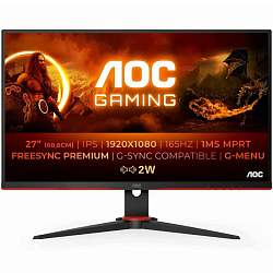 Монитор игровой 27" AOC 27G2SPAE (IPS/1920x1080/165 Гц)