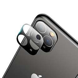 Противоударное стекло на камеру для iPhone 11Pro/12 Pro, черный