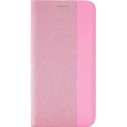 Чехол футляр-книга MESH Leather Mix для Xiaomi Redmi 10А (Розовый)