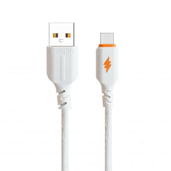 Кабель USB <--> Lightning  1.0м FAISON K-110 Powerful, белый