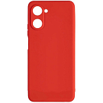 Задняя накладка ZIBELINO Soft Matte для Realme 10 Pro 5G (красный) с микрофиброй