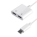 Переходник Type-C <--< Type-C/Type-C (fast charge)