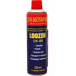 Смазка универсальная LN-40 проникающая, многоцелевая  500 ml