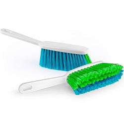 Щетка-сметка AKOP Elite Palermo 2 in 1, бирюз/салатовый (500-400)