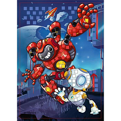 Набор для творчества. Мягкая мозаика А5 «Роботы»