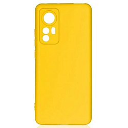 Силиконовый чехол DF для Xiaomi 12/12X DF xiCase-63 (yellow)