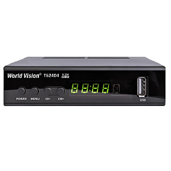 Ресивер DVB-T2 WORLD VISION T624D4