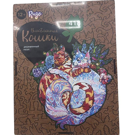 Картонный 3D пазл Кот