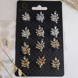 Брошь "Веточка" (Микс)